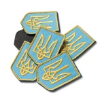 Шеврон (нашивка) Герб України на липучці, 7 х 5 см. Синьо-жовтий 4 Шеврон (нашивка) Герб України на липучці, 7 х 5 см. Синьо-жовтий 4