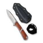 Ніж фіксований тактичний Civivi Mini Elementum Nitro-V Guibourtia Wood, коричневий 4 Ніж фіксований тактичний Civivi Mini Elementum Nitro-V Guibourtia Wood, коричневий 4