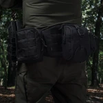 Комплект Modular Battle Belt S/M 2-го класу захисту. Тактичний пояс з обвісами. Чорний 3