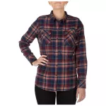Рубашка женская тактическая фланелевая "5.11 Heartbreaker Flannel Shirt" Coral