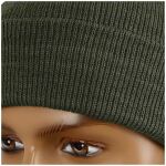 Шапка акрилова тонкої в'язки "Beanie Cap" Olive 5 Шапка акрилова тонкої в'язки "Beanie Cap" Olive 5