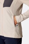 Кофта жіноча Rab Tecton Jacket Wmns, Pebble 3 Кофта жіноча Rab Tecton Jacket Wmns, Pebble 3