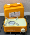 Портативна газова плитка Base Camp Camping Stove Mokkiata. Жовтий 2