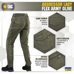 Брюки M-Tac Aggressor Lady Flex, Army Olive 6 Брюки M-Tac Aggressor Lady Flex, Army Olive 6