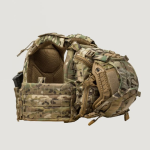 Комплект плитоноска Real Defence з підсумками та штурмова панель | під бронеплити 25х30 см. Мультикам 2