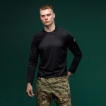 Тактическая рубашка Base Combat Shirt с длинным рукавом. Черный 2 Тактическая рубашка Base Combat Shirt с длинным рукавом. Черный 2