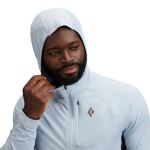 Мужская кофта с рукавом реглан Black Diamond M Alpenglow Pro Hoody, Fog Blue 5 Мужская кофта с рукавом реглан Black Diamond M Alpenglow Pro Hoody, Fog Blue 5