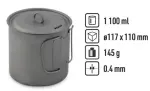 Кружка Pinguin Mug Titan 1100мл – Темно-сіра 2 Кружка Pinguin Mug Titan 1100мл – Темно-сіра 2