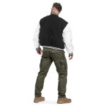Куртка демисезонная Sturm Mil-Tec "NY Baseball Jacket with Patch" BLACK/WHITE 3