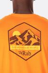Футболка чоловіча Rab Stance Mountain Peak Tee, Tempest Blue 8 Футболка чоловіча Rab Stance Mountain Peak Tee, Tempest Blue 8