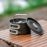 Patelnia ze składanym uchwytem Naturehike CNK2450CF010, 17,5 cm, aluminium 4