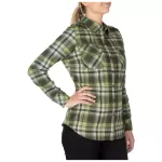 Рубашка женская тактическая фланелевая "5.11 Heartbreaker Flannel Shirt" Swamp 2 Рубашка женская тактическая фланелевая "5.11 Heartbreaker Flannel Shirt" Swamp 2