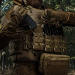 Подсумок одинарный пластиковый для магазина АК/AR. Койот 4 Подсумок одинарный пластиковый для магазина АК/AR. Койот 4