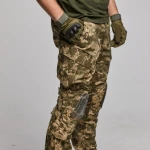Військові штани ЗСУ з наколінниками. Армований Rip-Stop. Піксель 5 Військові штани ЗСУ з наколінниками. Армований Rip-Stop. Піксель 5