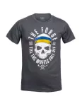 Футболка з малюнком "5.11 Tactical® The Forge Ukrainian Flag" (лімітована серія) CHARCOAL HEATHER