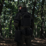 Бронежилет збільшений 3 класу (PRO) XL. Вага 3.7 кг. Поліетиленові плити 1.29 кг. Чорний 5