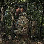 Одинарный подсумок под магазины АК/АR (тканевый). Мультикам 8 Одинарный подсумок под магазины АК/АR (тканевый). Мультикам 8