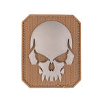 Нашивка на липучці Sturm Mil-Tec "Skull Patch PVC 3D" (Large) Dark Coyote
