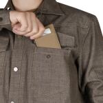 Рубашка полевая "FABRI" denim Olive Melange Denim 5 Рубашка полевая "FABRI" denim Olive Melange Denim 5