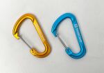 Набір алюмінієвих карабінів Base Camp Delta 7 Wire Set, 2 шт, Blue/Orange 2 Набір алюмінієвих карабінів Base Camp Delta 7 Wire Set, 2 шт, Blue/Orange 2