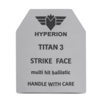 Титано-керамічна бронеплита 3 класу Hyperion. Вага 2 кг. Розмір М (25х30 см) 2