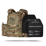 Бронежилет 3-го класу Real Defence Skillet Max Gen 4. Поліетиленові плити 1.38 кг. Мультикам
