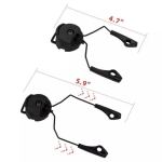 Адаптер ACM Headset Helmet Rail (black) для навушників Howard Leight Impact Sport 7 Адаптер ACM Headset Helmet Rail (black) для навушників Howard Leight Impact Sport 7