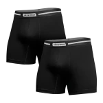 Труси чоловічі "Soldier's Boxer" Gen 2 (2 шт.). Матеріал Charged Cotton. Чорні