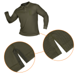 Поло CM Army ID Long CoolPass Pique Олива 5 Поло CM Army ID Long CoolPass Pique Олива 5