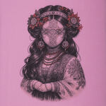Футболка з малюнком "Motanka" Light Pink 3