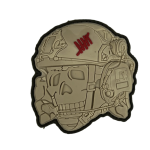 Патч (шеврон) «Totenkopf 3D» R3ICH. М’який ПВХ пластик. Пісок Патч (шеврон) «Totenkopf 3D» R3ICH. М’який ПВХ пластик. Пісок