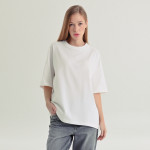 Футболка «Кохай» від Rift. Oversize. Молочний 2