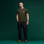 Футболка Basic Military T-Shirt. HMMWV. Cotton and Elastane, олива 5 Футболка Basic Military T-Shirt. HMMWV. Cotton and Elastane, олива 5