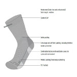 Шкарпетки зимові трекінгові Lowa Winter Pro. Чорний. Розмір 41-42. 2