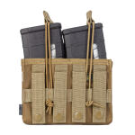 Підсумок відкритий для двох магазинів .308 калібру MOLLE "RMBP 308" (Rifle Mag`s Bunji Pouch) Coyote Brown 2