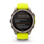 Смарт-часы Garmin Fenix ​​8 Sapphire Solar 47 мм. Желтый 6