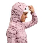 Кофта жіноча з рукавом реглан Black Diamond W Ls Alpenglow Hoody, Relief/Meadow Rose/Fig 5 Кофта жіноча з рукавом реглан Black Diamond W Ls Alpenglow Hoody, Relief/Meadow Rose/Fig 5