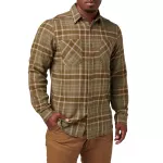 Сорочка тактична "5.11 Tactical® Silverwood Flannel Plaid Long Sleeve Shirt" Tank Green Plaid