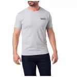 Футболка з малюнком "5.11 Tactical Minefield" Heather Grey 3 Футболка з малюнком "5.11 Tactical Minefield" Heather Grey 3