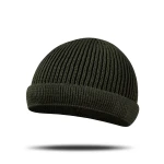 Шапка в’язана Docker Hat. Cotton and wool. Olive Шапка в’язана Docker Hat. Cotton and wool. Olive