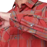 Сорочка тактична "5.11 Tactical Gunner Plaid Long Sleeve Shirt" Red Bourbon Plaid 4