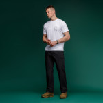 Футболка Basic Military T-Shirt. HMMWV. Cotton and Elastane, білий 5