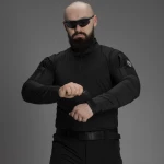 Боевая рубашка Bezet Combat. Polyester and Lycra. Черный 6