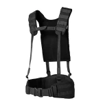 Плечова система для тактичного пояса з евакуаційною ручкою. Cordura 1000. Чорний 5 Плечова система для тактичного пояса з евакуаційною ручкою. Cordura 1000. Чорний 5