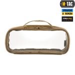 Утилитарный органайзер M-Tac Elite Medium прозрачный (26х11 см) Койот 2 Утилитарный органайзер M-Tac Elite Medium прозрачный (26х11 см) Койот 2