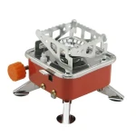 Портативная газовая плитка К-202 с пьезоподжигом 2 Портативная газовая плитка К-202 с пьезоподжигом 2