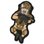 Патч (шеврон) «Малыш рожденный для войны» от Sanchi. Мягкий ПВХ пластик мягкий. Койот 2 Патч (шеврон) «Малыш рожденный для войны» от Sanchi. Мягкий ПВХ пластик мягкий. Койот 2