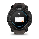 Смарт-годинник Garmin Instinct 3 Amoled, GPS, 50 mm. Чорний з коричневим силіконовим ремінцем 11 Смарт-годинник Garmin Instinct 3 Amoled, GPS, 50 mm. Чорний з коричневим силіконовим ремінцем 11