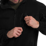 Куртка флісова Sturm Mil-Tec® "Cold Weather Fleece Jacket Gen.II with Hood" Black 6