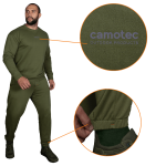 Спортивний костюм Basic Cotton Олива 3 Спортивний костюм Basic Cotton Олива 3